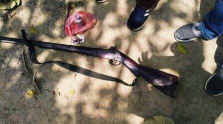 कैलालीमा सामुदायिक वन भित्र लुकाइएको भरुवा बन्दुक बरामद